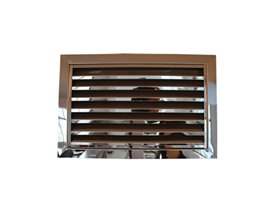 不锈钢防雨百叶窗口